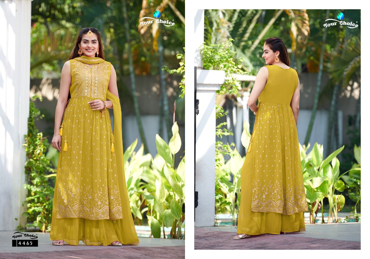 Your choice Nykaa 3 Heavy Nayra Cut Wholesale Wedding Salwar Suits 